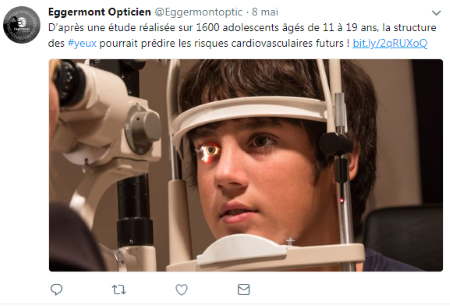 Post de Christian Eggermont, opticien belge