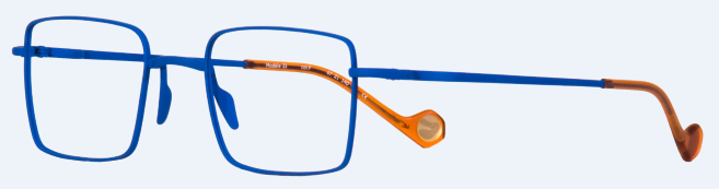 les lunettes en titane de la collection Cotton Bay Eyewear