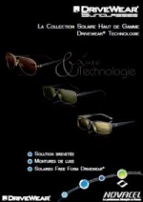 Novacel propose en exclusivité la collection Drivewear Sunglasses