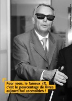 Jean-Marc Ayrault, François Fillon et Laurence Parisot deviennent aveugles... pour la bonne cause !