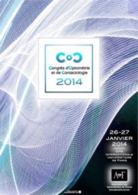Le Congrès d'Optométrie et de Contactologie de l'AOF se tiendra les 26 et 27 janvier 2014