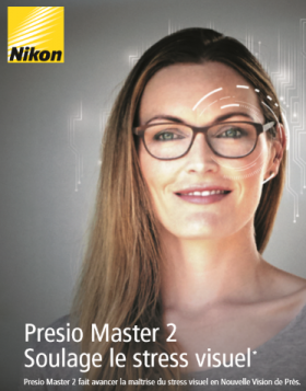 Un nouveau progressif pour soulager le stress visuel, en vision de près chez Nikon 