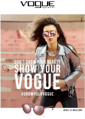 #ShowYourVogue : la nouvelle campagne publicitaire de Vogue Eyewear