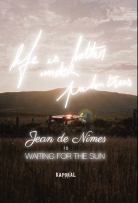 La rencontre du jean et de l’acétate par Waiting for the Sun et Jean de Nîmes
