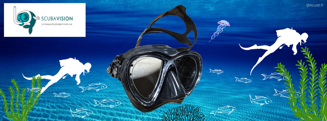 Le masque de plongée progressif enfin disponible pour les opticiens !