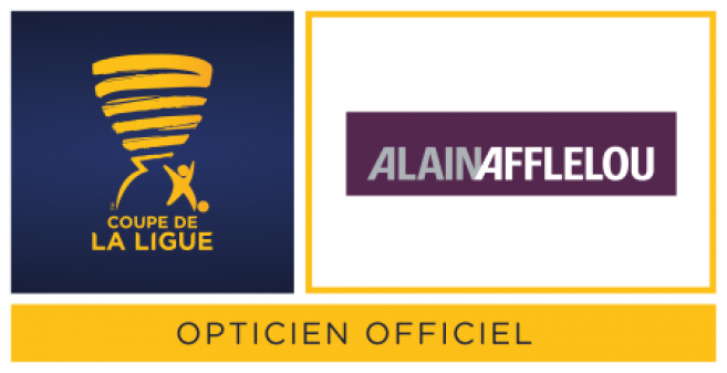 Alain Afflelou, opticien officiel de la coupe de la ligue