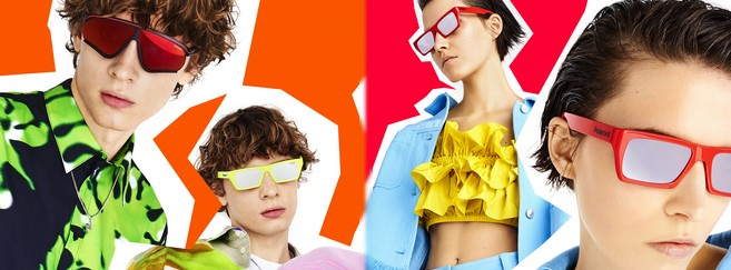 La couleur au centre de la collaboration entre Polaroid Eyewear et MSGM