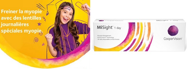 Selon une étude menée sur 6 ans, la lentille MiSight 1 day réduit la progression de la myopie chez les enfants