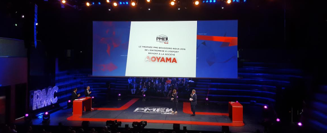 Distinction pour Aoyama aux Trophées PME-RMC