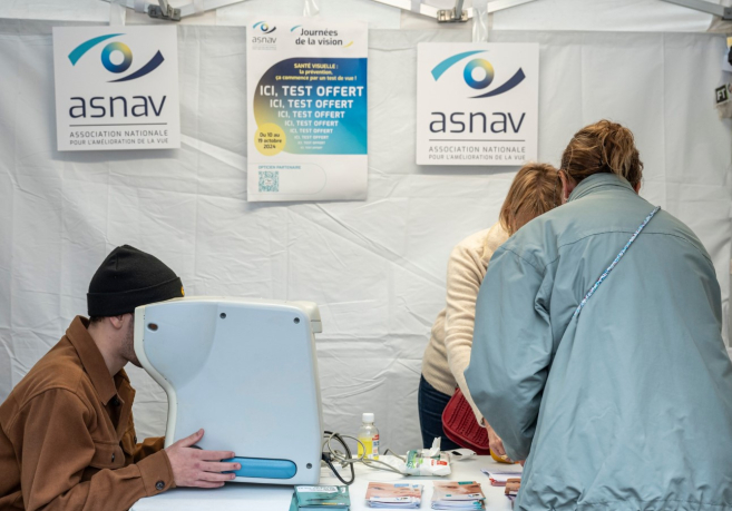 Course Lumière et Vision 2025 : des tests menés par l'Asnav révèlent myopie et astigmatisme non corrigés