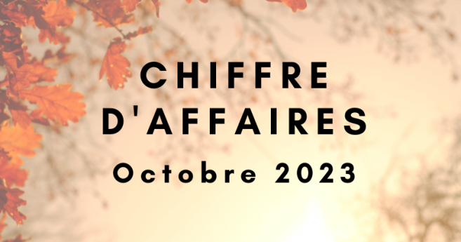 Chiffre d’affaires d’octobre 2023 : légère croissance sur la France