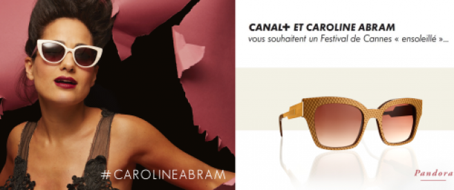 Caroline Abram star du Festival de Cannes avec Canal+