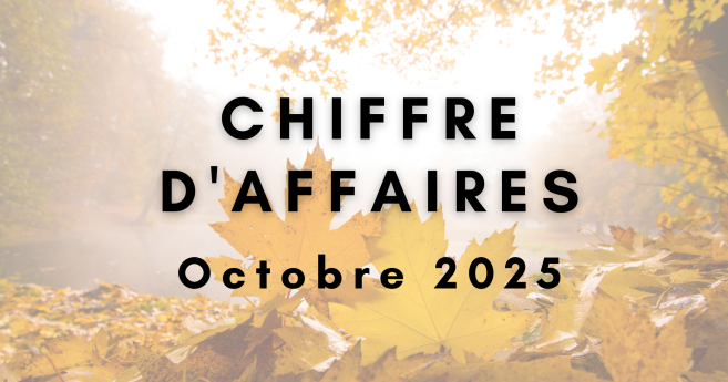 Chiffre d'affaires d’octobre 2025 : activité globalement faible 