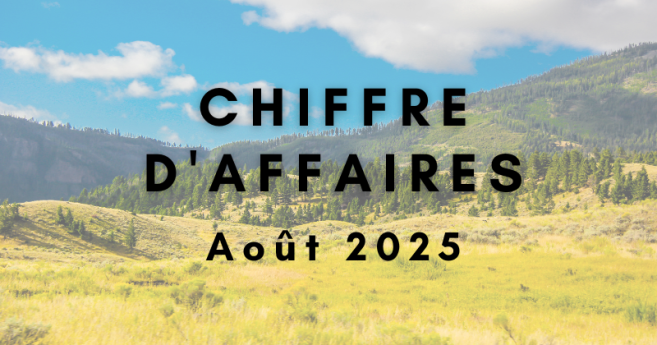 Chiffre d'affaires d’août 2025 : légère croissance estivale