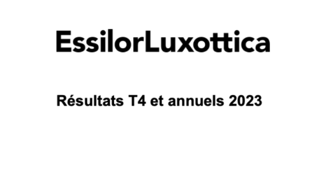 EssilorLuxottica publie ses résultats 2023 et dépasse les 25 milliards de CA pour la première fois