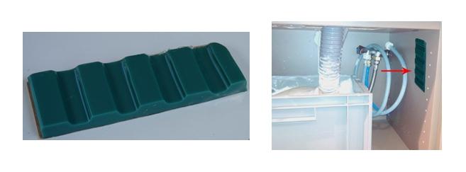 La tablette Idragel lutte contre les mauvaises odeurs lors des meulages