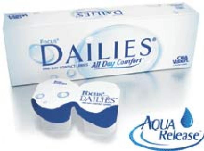 Focus Dailies Aquarelease, une lentille super hydratante