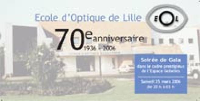 L’Ecole d’Optique Lunetterie de Lille fête ses 70 ans