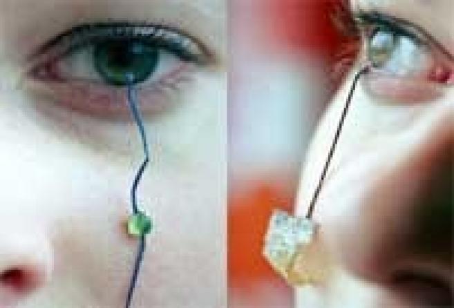 Un néerlandais invente les lentilles-bijoux ornées de cristaux Swaroski