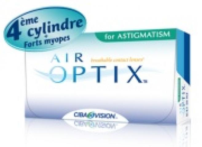 Nouveaux paramètres en toriques pour la lentille Air Optix for Astigmatism