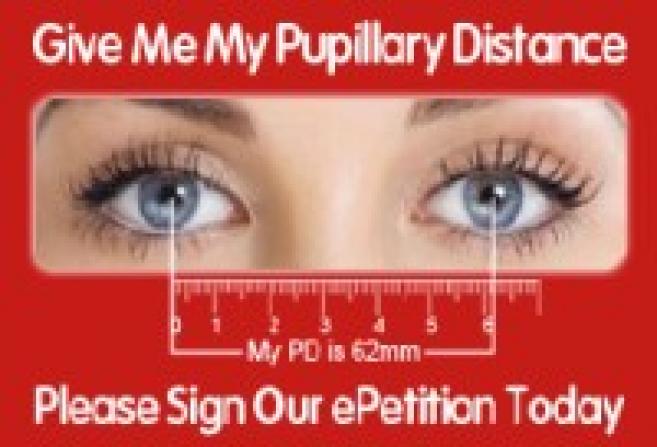Un site Internet britannique veut obliger les opticiens optométristes à inscrire l'écart pupillaire sur les prescriptions