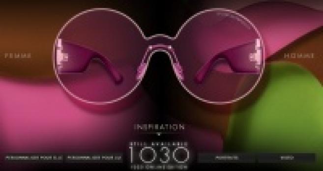 Personnalisation sur le web de solaires Emporio Armani