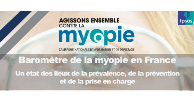 Résultats du  « Baromètre de la myopie en France : un état des lieux de la prévalence, de la prévention et de la prise en charge »