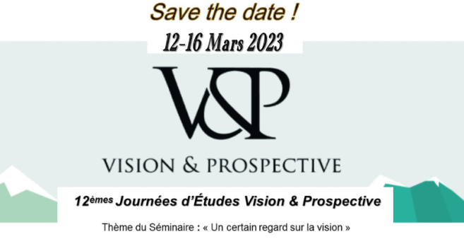 12e édition des Journées d’Etudes Vision & Prospective : le programme