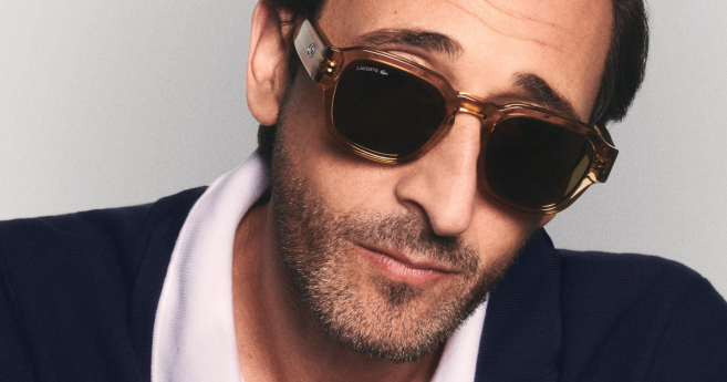 Lacoste Eyewear signe une collaboration iconique avec Adrien Brody