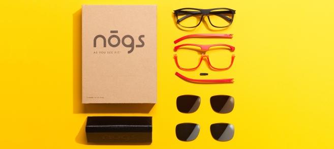 Nogs : des coffrets de lunettes 100% modulables pour varier les combinaisons