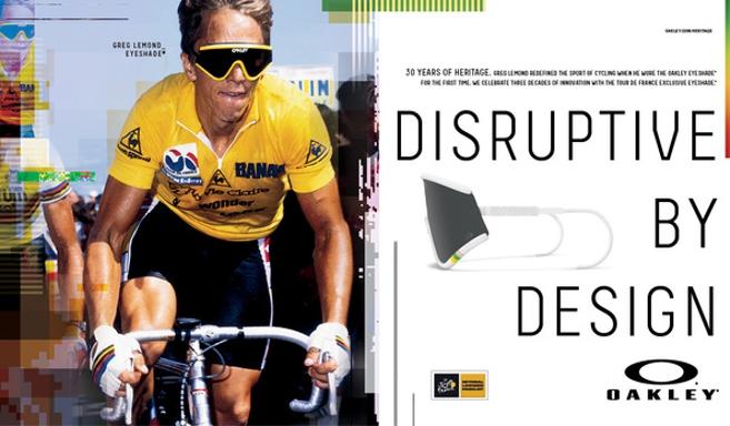« Disruptive by Design », les solaires Tour de France signées Oakley