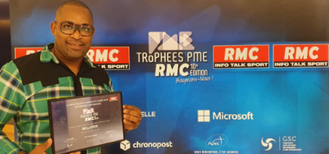 Richard Trèfle a remporté le trophée RMC de la meilleure entreprise artisanale