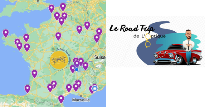 Road trip de l’optique : Maxime Balouzat démarre le tour de France des opticiens 