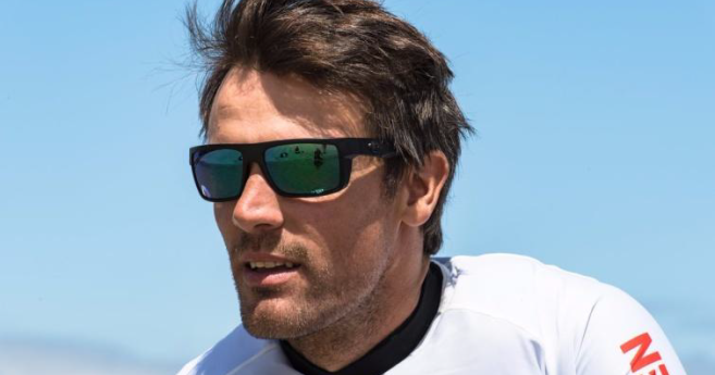 Equipé des Fantail de Costa, le skipper Aurélien Ducroz prend le large du Tour de France à la Voile