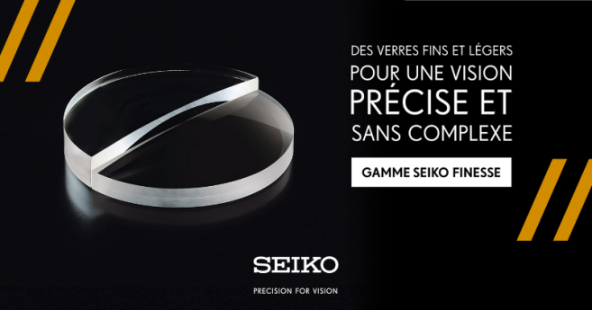 Seiko Finesse : une nouvelle gamme de verres amincis et plus légers