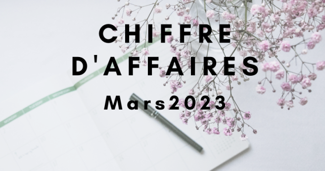 [Sondage] Votre chiffre d’affaires de mars 2023 par rapport à mars 2022