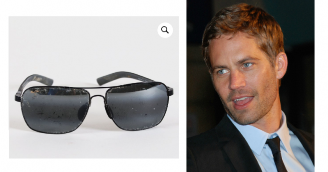 Les lunettes de soleil de Paul Walker