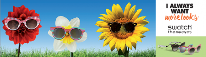 Swatch se lance dans les lunettes de soleil avec Safilo 