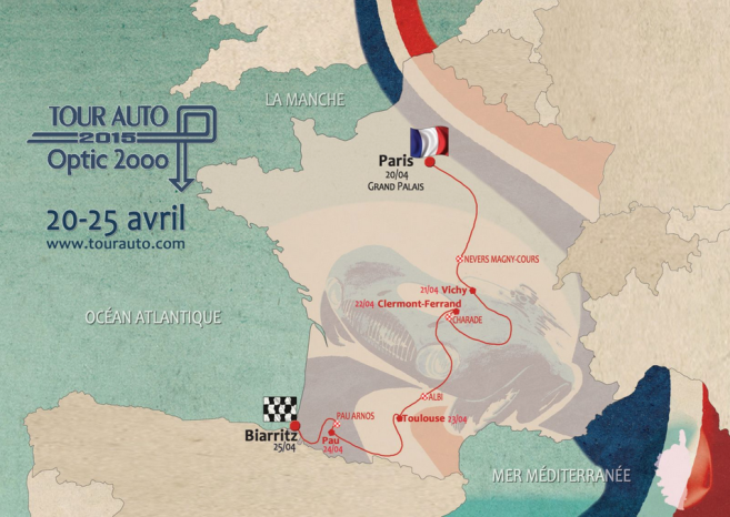 Tour Auto Optic 2000 : l'itinéraire 2015 dévoilé !