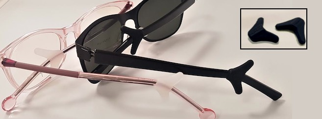 Hooks, accessoire qui évite aux lunettes de glisser