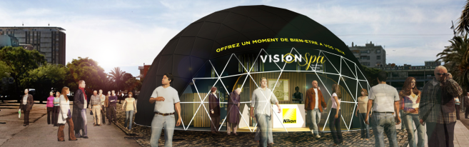 Nikon crée un spa dédié au bien-être des yeux pour son Vision Tour 2018 