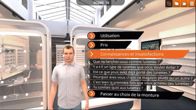 Un simulateur de vente en réalité virtuelle pour parfaire sa relation client 