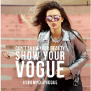 #ShowYourVogue: la nouvelle campagne publicitaire de Vogue Eyewear