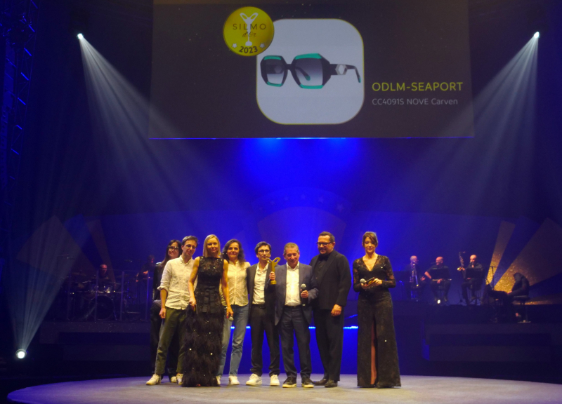 Le Silmo d'Or catégorie Lunettes solaires Marques & Griffes a été remis à ODLM-Seaport (représenté par Francis Kessous) pour « CC4091S Nove » - Carven
