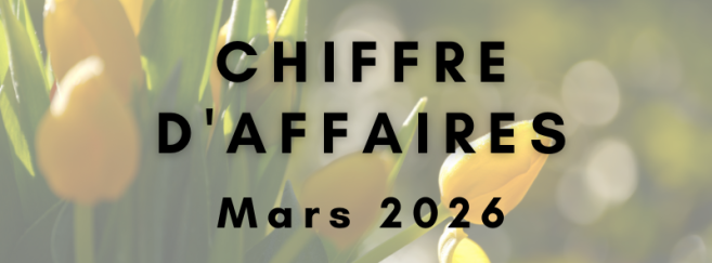 [Sondage] Votre chiffre d’affaires de mars 2026 par rapport à mars 2025