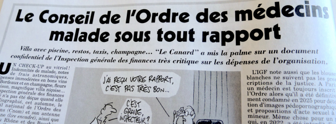 Luxe, dérives et gestion opaque à l’Ordre des médecins : ce que révèle un rapport explosif