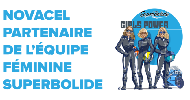 Novacel partenaire de l'&eacute;quipe f&eacute;minine SuperBolide au Bol d'Or Classic 2023