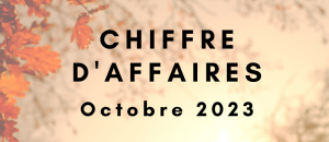 Chiffre d’affaires d’octobre 2023 : légère croissance sur la France
