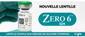 Les laboratoires CVE lancent la lentille Zero 6 en version silicone hydrogel