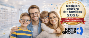 Krys élu « Enseigne d’optique préférée des familles » pour la 3ème année consécutive